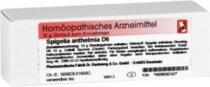 Spigelia Anthelmia D 6 Globuli