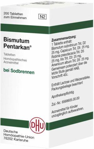 Bismutum Pentarkan 200 Tabletten