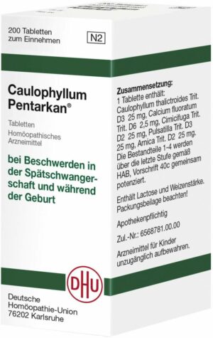 Caulophyllum Pentarkan Tabletten