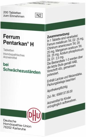Ferrum Pentarkan H Tabletten