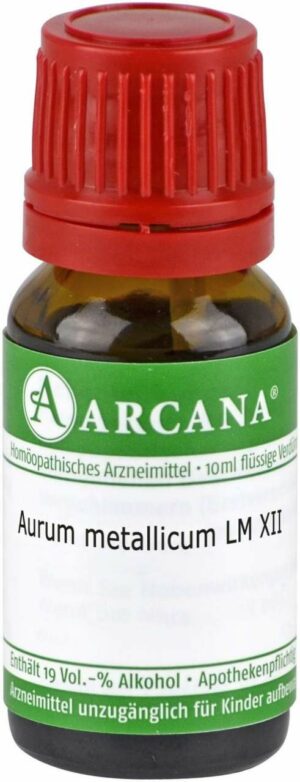 Aurum Metallicum Lm 12 10 ml Dilution