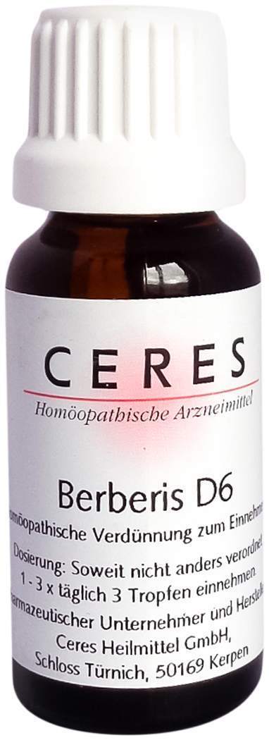 Ceres Berberis D 6 Dilution 20 ml