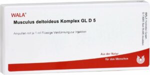 Wala Musculus deltoideus Komplex GL D5 10 x 1 ml Ampullen