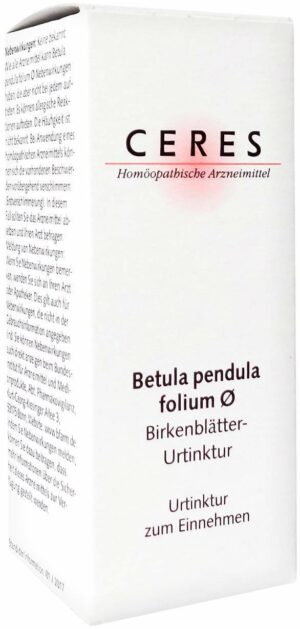 Ceres Betula Penduls Folium 20 ml Urtinktur