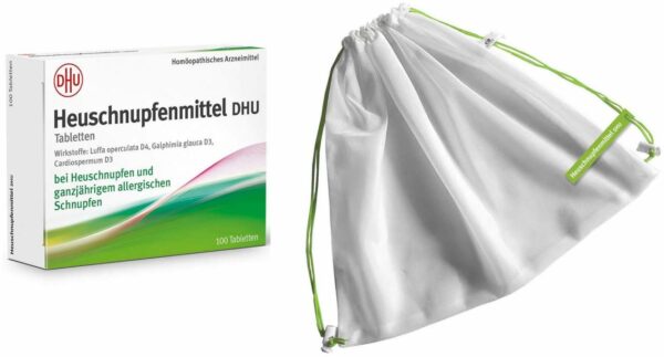 Heuschnupfenmittel DHU 100 Tabletten + gratis Obst- und Gemüsenetz