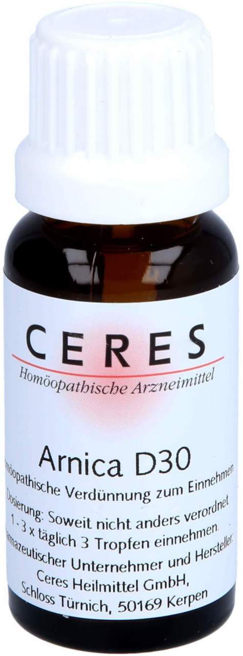 Ceres Arnica D 30 Dilution 20 ml