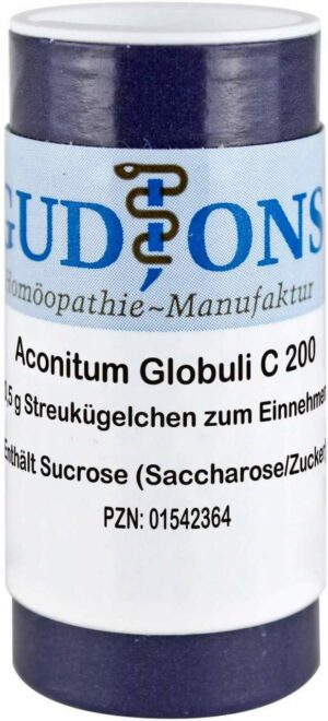 Aconitum C 200 Einzeldosis Globuli 0