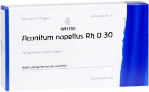 Weleda Aconitum Napellus Rh D30 Ampullen 8 X 1 ml