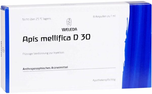 Weleda Apis Mellifica D30 8 x 1 ml Ampullen