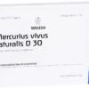 Weleda Mercurius Vivus Naturalis D30 8 X 1 ml Ampullen