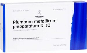 Weleda Plumbum Metallicum D30 8 x 1 ml Ampullen