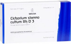 Weleda Cichorium stanno cultum Rh D3 8 x 1 ml Ampullen