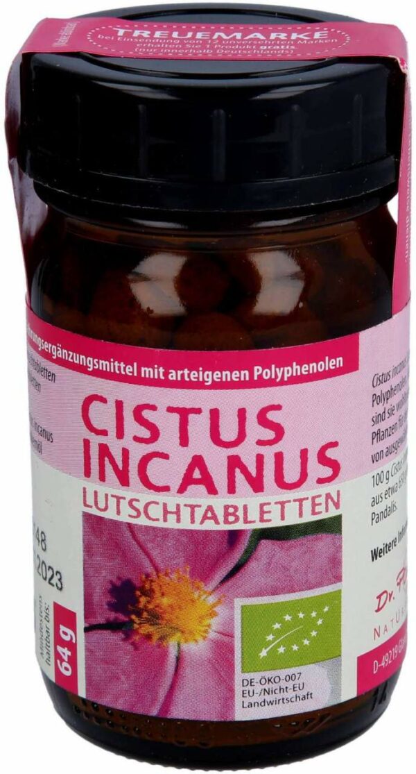 Cistus Incanus Bio Lutschtabletten Dr.Pandalis