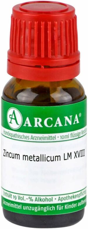Zincum Metallicum Lm 18 Dilution 10 ml
