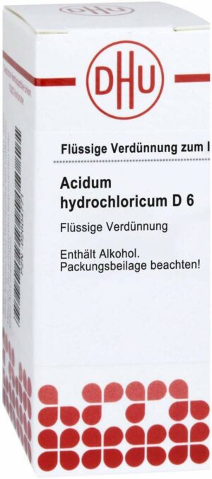 Acidum Hydrochloricum D 6 20 ml Dilution