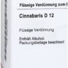 Cinnabaris D 12 Dilution