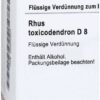 Rhus Toxicodendron D 8 Dilution