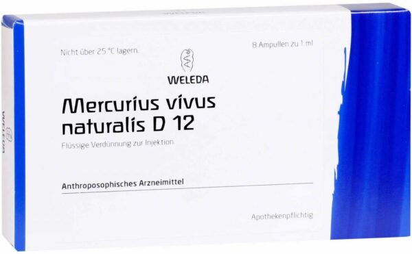 Weleda Mercurius Vivus Naturalis D12 8 x 1 ml Ampullen