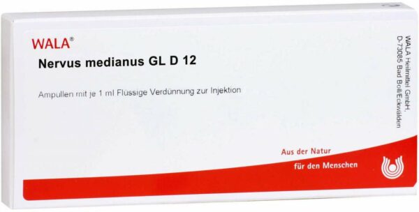 Wala Nervus medianus Gl D12 10 x 1 ml Ampullen