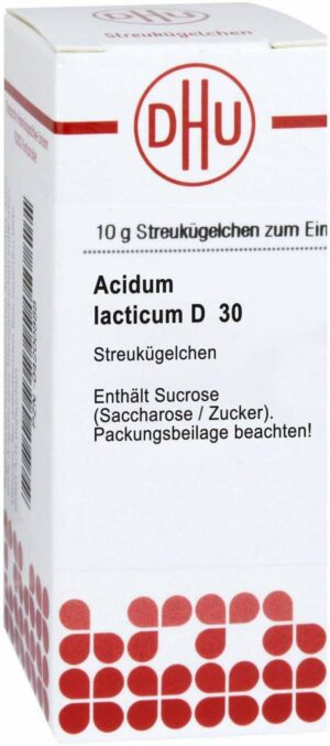 Acidum Lacticum D 30 Globuli 10 G