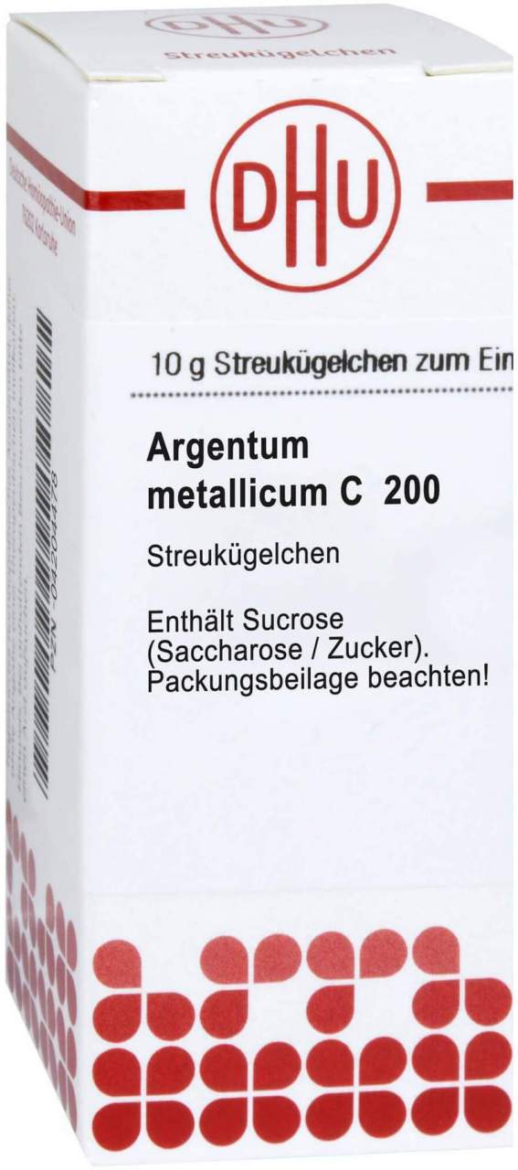 Argentum Metallicum C 200 Globuli 10 G
