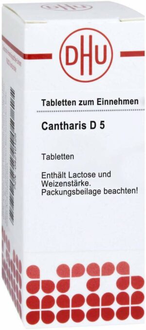 Cantharis D 5 Dhu 80 Tabletten