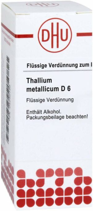 Thallium Metallicum D 6 20 ml Dilution