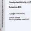 Ratanhia D 6 20 ml Dilution