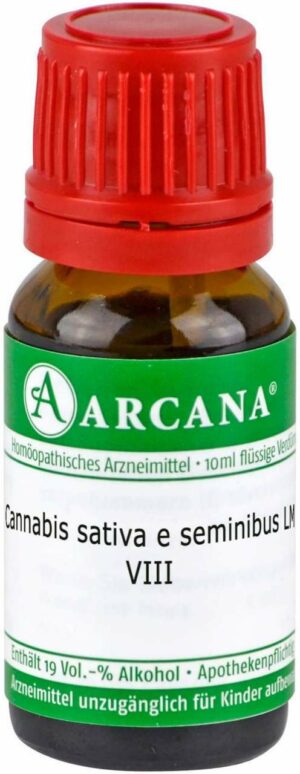 Cannabis Sativa E Seminibus Lm 8 Dilution 10 ml