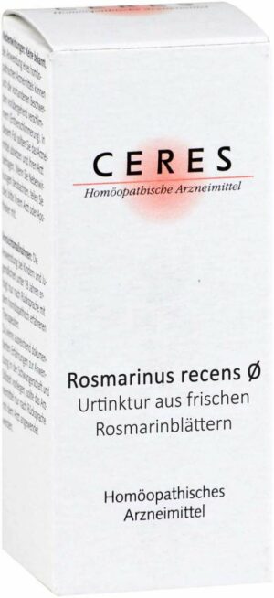 Ceres Rosmarinus Recens Urtinktur 20 ml