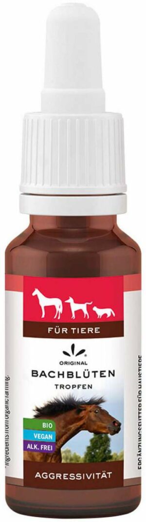 Bachblüten Tiere Tropfen Aggressivität 20 ml