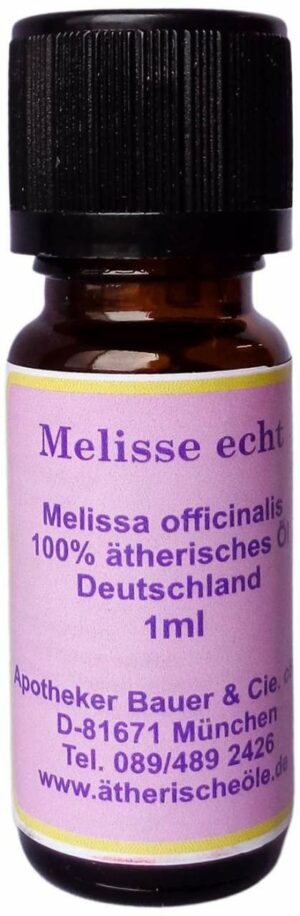 Melissen Öl Echt 100% Ätherisch Melissa Offi. 1 ml