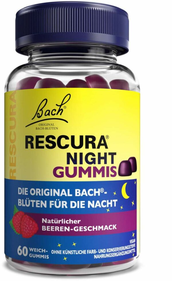 Bachblüten Original Rescura Night Gummis Beere 60 Stück