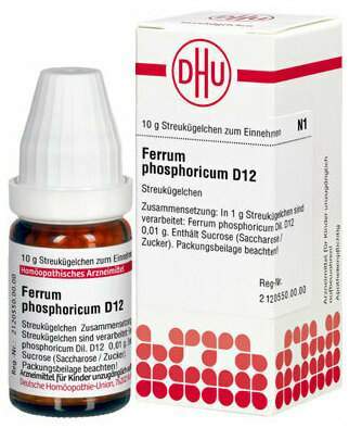 Ferrum phosphoricum D12 10 g Globuli