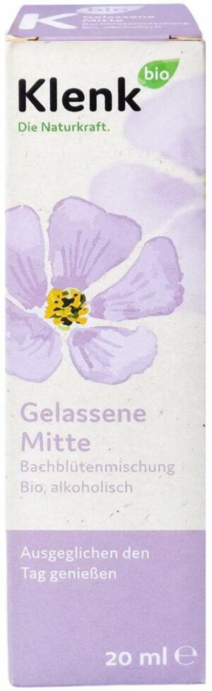 Bachblüten Bio Gelassene Mitte Tropfen 20 ml