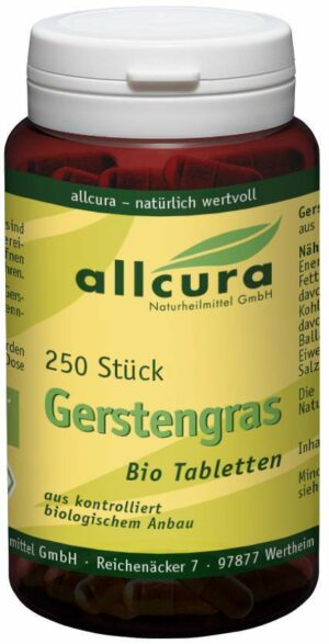 Gerstengras Tabletten Bio
