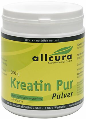 Kreatin Pur Pulver Premium Qualität