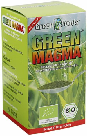 Green Magma Gerstengrasextrakt 80g Pulver