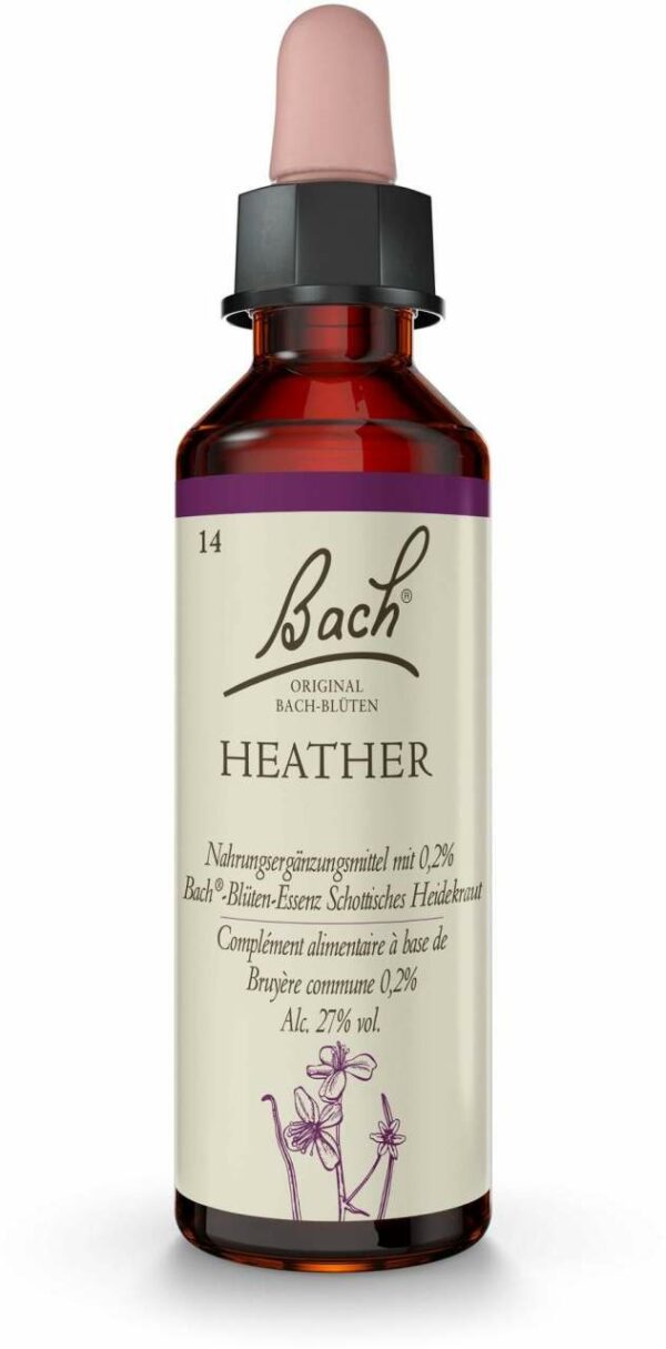 Bachblüten Heather 20 ml Tropfen