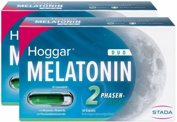 Hoggar Melatonin Duo 2 x 30 Kapseln