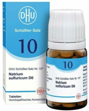Biochemie DHU 10 Natrium sulfuricum D6 80 Tabletten