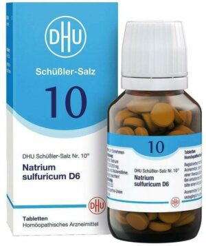 Biochemie DHU 10 Natrium sulfuricum D6 200 Tabletten