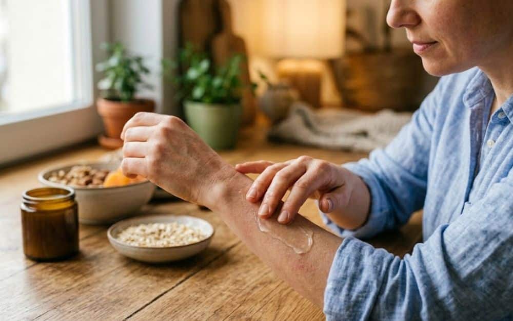 Sanfte Hilfe aus der Natur: Die Hautbarriere bei Trockenheit natürlich stärken